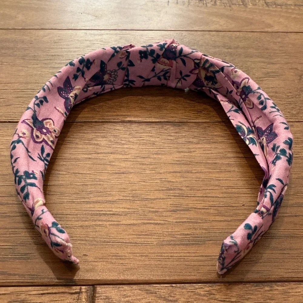 Crewcuts Girls Floral Multicolored Botanical Print Topknot Headband